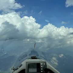 Flugwegposition um 15:22:15: Aufgenommen in der Nähe von Mürzsteg, Österreich in 2737 Meter